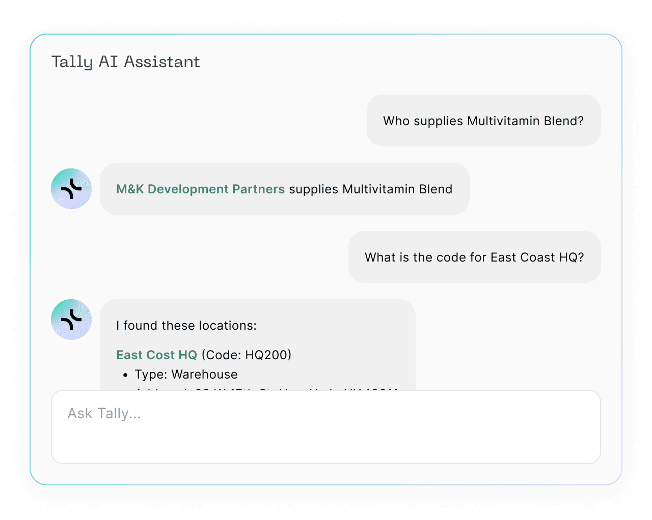 Find vendors & locations instantly