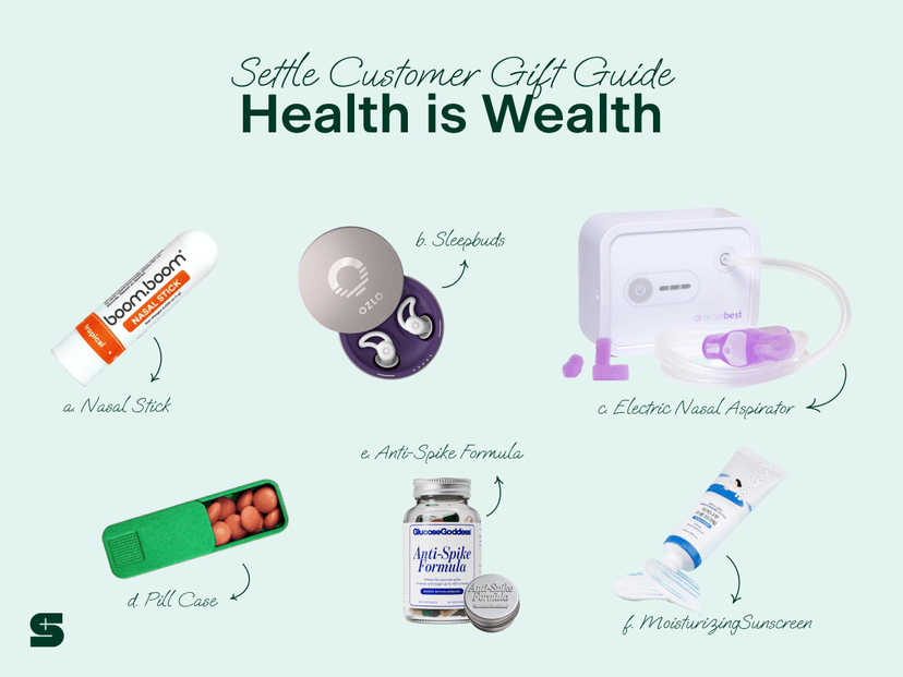 Settle Staff Picks Holiday Gift Guide 2024: Wellness